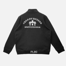 크롬하츠 트리플 크로스 엠브로이더드 하프 집업