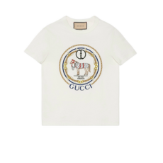 구찌 인터로킹 G 코튼 저지 티셔츠