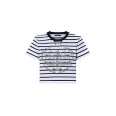 루이비통 스트라이프 앵커 크롭 톱