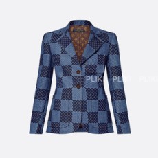 루이비통 다미에 데님 프레피 블레이저