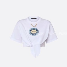 루이비통 LV 패치 셀프 타이 티셔츠