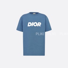 디올 Italic 캐주얼 핏 티셔츠