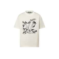 루이비통 프린트 코튼 티셔츠