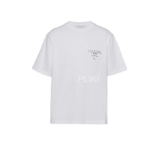 프라다 코튼 티셔츠 화이트