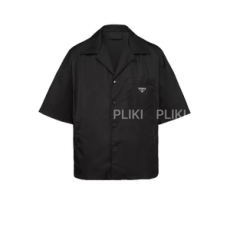 프라다 리나일론 쇼트 슬리브 셔츠