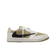 조던 1 x 트래비스 스캇 레트로 로우 골프 NRG 뉴트럴 올리브