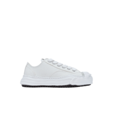 메종 미하라 야스히로 행크 OG 솔 캔버스 로우탑 스니커즈 화이트