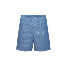 디올 오블리크 쇼츠 블루