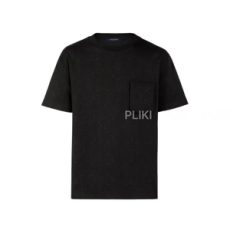 루이비통 시그니처 3D 포켓 모노그램 티셔츠 블랙