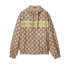 구찌 GG 프린트 테크 캔버스 자켓