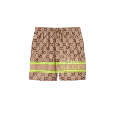 구찌 GG 프린트 스윔 쇼츠