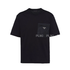 프라다 리나일론 포켓 디테일 티셔츠