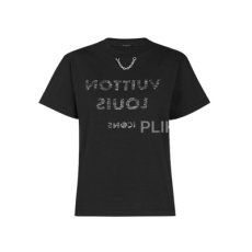 루이비통 미러 로고 프린트 티셔츠