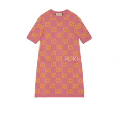 구찌 GG 니트 울 드레스