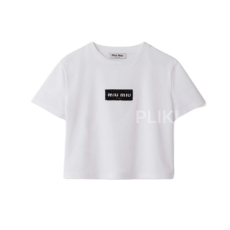 미우미우 비즈 저지 티셔츠