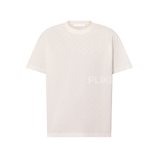 루이비통 다미에 코튼 피케 티셔츠 화이트