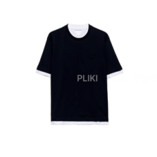 프라다 코튼 티셔츠 네이비