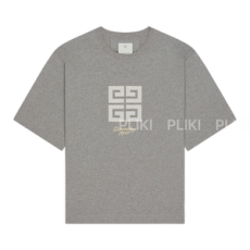 지방시 4G 코튼 티셔츠 그레이