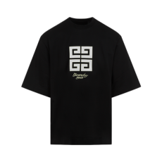 지방시 4G 코튼 티셔츠 블랙