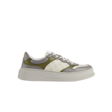 구찌 화이트/베이지 수프림 남성 GG 스니커즈