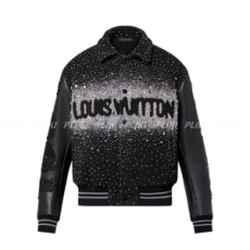 루이비통 자수 로고 바시티 자켓