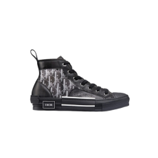 디올 B23 블랙 하이탑 스니커즈
