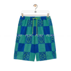 로에베 테리 코튼 자카드 쇼츠