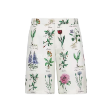 디올 식물표본 일러스트 버뮤다 쇼츠