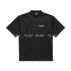 발렌시아가 베벌리 힐스 미디엄 핏 티셔츠 블랙