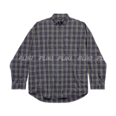 발렌시아가 오버사이즈 셔츠 네이비 블루