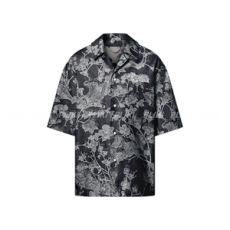 루이비통 쇼트 슬리브드 데님 셔츠