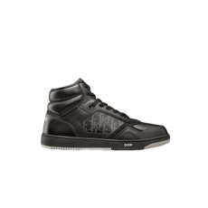 디올 B27 블랙 하이탑 스니커즈