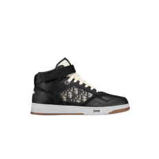 디올 B27 블랙 미드탑 스니커즈