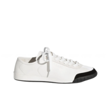 (W) 샤넬 스니커즈 카프스킨 스웨이드 카프스킨 & 화이트