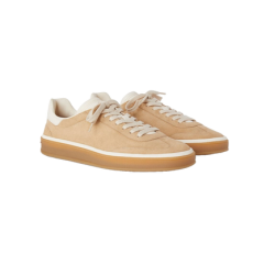 로로피아나 테니스 워크 스웨이드 스니커즈 베이지