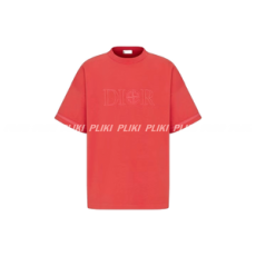DIOR & STONE ISLAND 티셔츠 레드