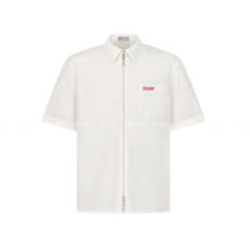 디올 DIOR AND PARLEY 반소매 지퍼 셔츠