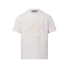 루이비통 엠브로이더드 시그니처 코튼 티셔츠