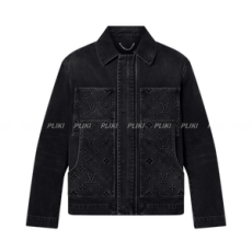 루이비통 쇼트 슬리브드 데님 워크웨어 셔츠