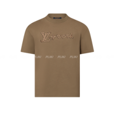 루이비통 엠브로이더드 시그니쳐 코튼 티셔츠