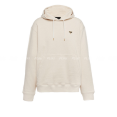 프라다 내츄럴 코튼 플리스 후디