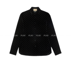 구찌 GG 벨벳 오버사이즈 셔츠