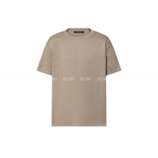 루이비통 쇼트 슬리브드 코튼 크루넥 베이지