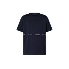 루이비통 쇼트 슬리브드 코튼 크루넥 블루