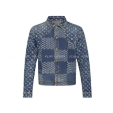 루이비통 x 니고 자이언트 다미에 웨이브 데님 재킷