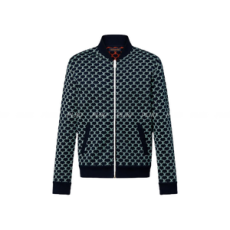 루이비통 더블 페이스 코튼 저지 봄버 네이비 블루