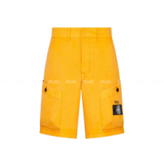 디올 & 스톤 아일랜드 버뮤다 쇼츠 옐로우