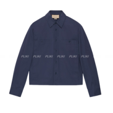 구찌 프린트 코튼 캔버스 셔츠