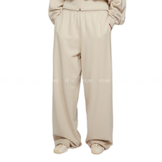 아크네 스튜디오 로고 스웻 팬츠 페이디드 그레이