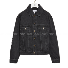 로에베 애너그램 재킷 데님 블랙